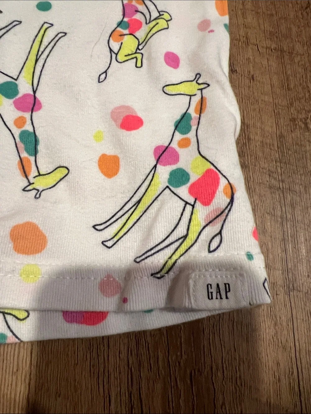 Baby Gap Toddler Girl Giraffe Pajamas, size 5